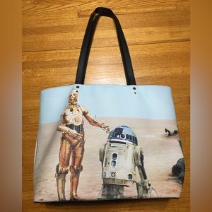 Star Wars Tote Bag R2D2 C3PO Tatooine Episode IV New Hope